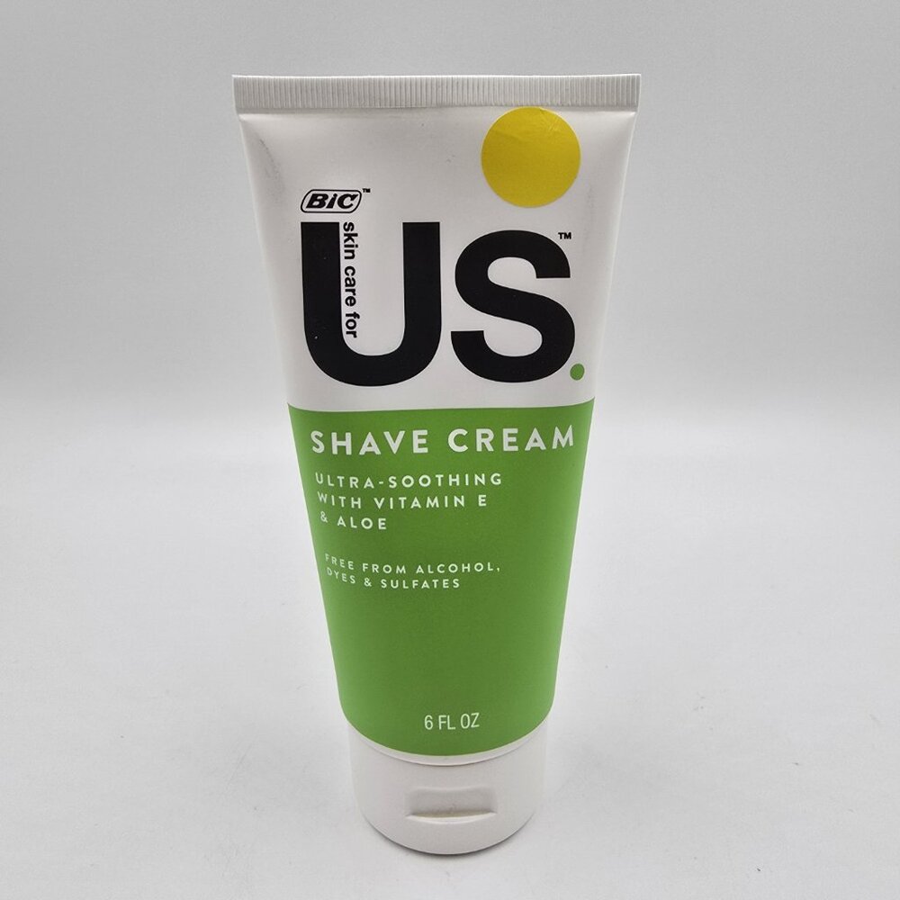 Bic Shave Cream Skin Care for Us Ultra-Soothing - 6 Fl Oz